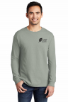 Beach Wash Garment-Dyed Long Sleeve Tee with printed MedSpa Logo